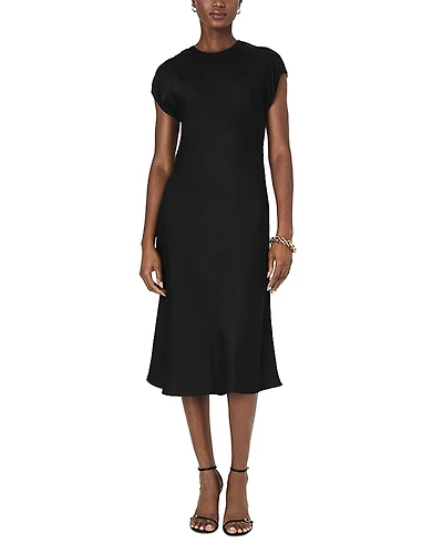 French Connection Ennis Satin Column Midi Dress