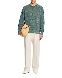 Chenille Crewneck Sweater