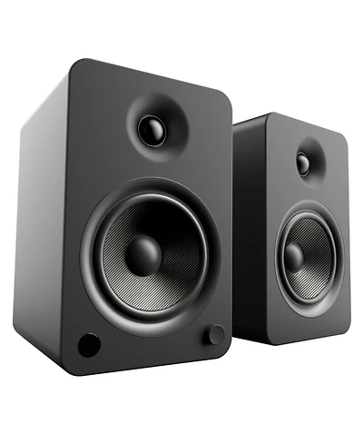 YU6 Powered Bookshelf Speakers with Built-In Bluetooth - Pair