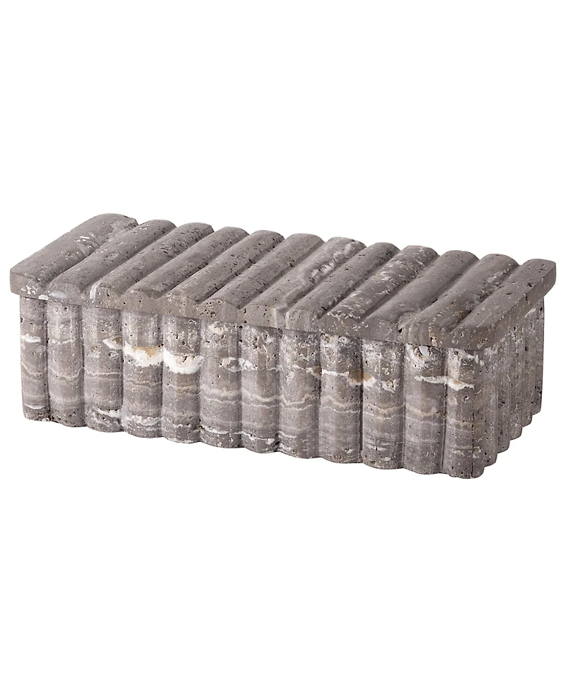 Gauri Kohli Cuba Travertine Decorative Box