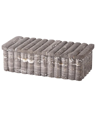 Gauri Kohli Cuba Travertine Decorative Box