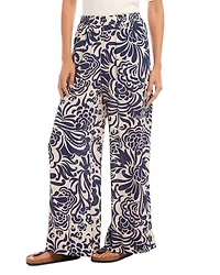 Wide Leg Printed Pants