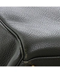 Kelly 32 Handbag Green Togo with Gold Hardware