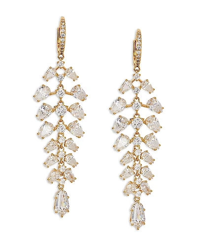 Nadri Luxor Triangle Drop Earrings