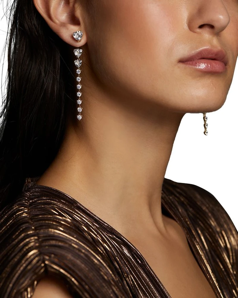 Luxor Front to Back Linear Earrings