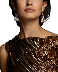 Luxor Triangle Drop Earrings