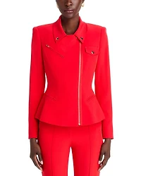 Selah Crepe Moto Jacket