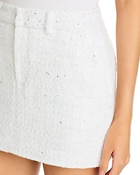 Daphne Tweed Mini Skirt