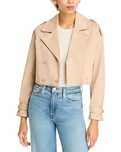 Kento Crop Trench Jacket