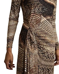 Naomi Italian Printed Dress