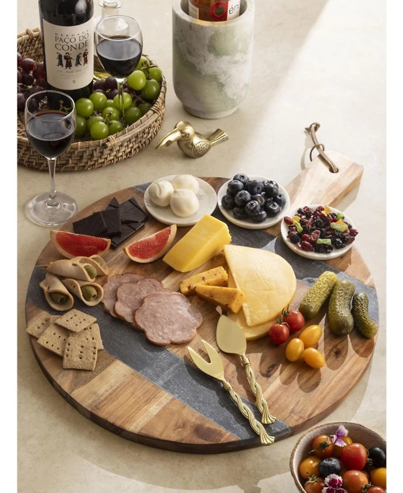 Mandawa Charcuterie Board, Gray 19"