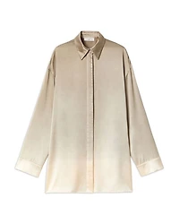 Silk Ombré Oversized Shirt