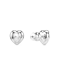 Ariana Grande Crystal Heart Halo Stud Earrings