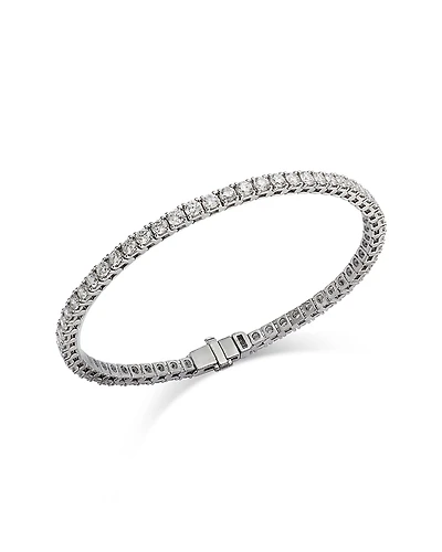 Bloomingdale's Fine Collection Certified Lab Grown Diamond Tennis Bracelet