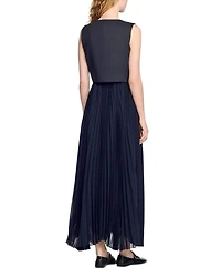 Pleated Maxi Dress