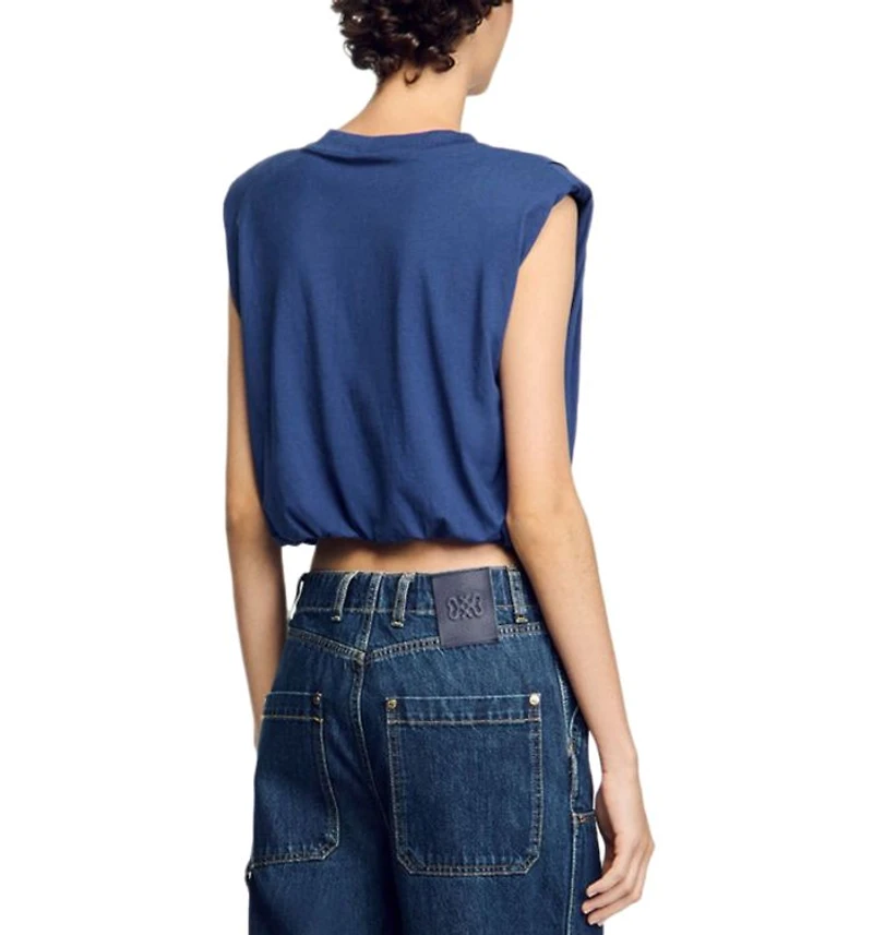 Short Draped Tee