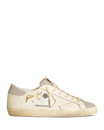 Golden Goose Unisex Super Star Signature Lace Up Sneakers