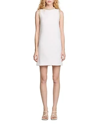 Short Dress with Rhinestone Trim