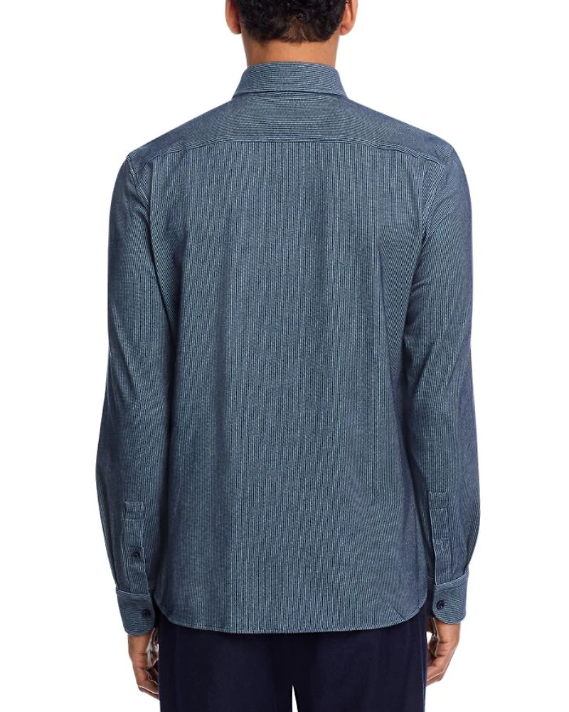 Hal Spread Collar Casual Button Down Shirt