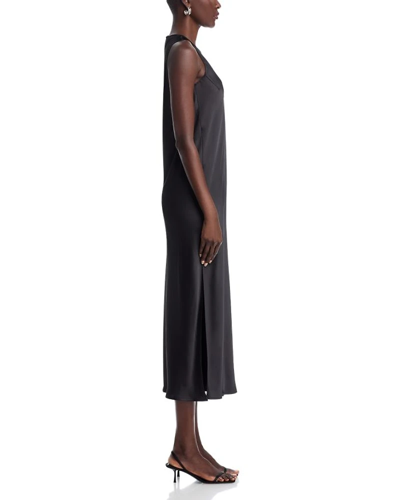 Satin Sleeveless Dress