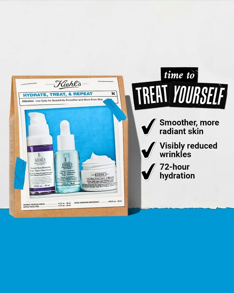 Kiehl's Since 1851 Hydrate, Treat, & Repeat Skincare Gift Set ($140 value)