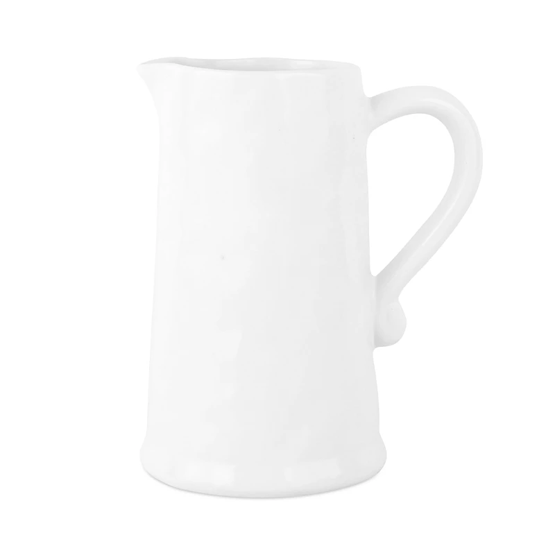 Vietri Aria White Pitcher