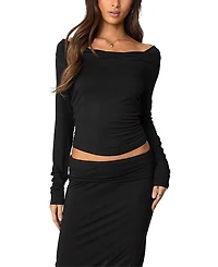 Edikted Johanna Cowl Neck Top