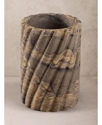 Taraz White Marble Wine Cooler