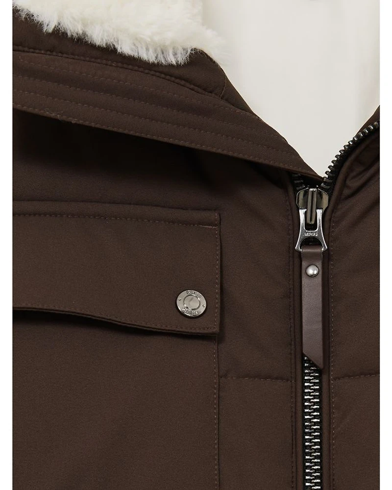 Misty Faux Fur Collar Puffer Jacket