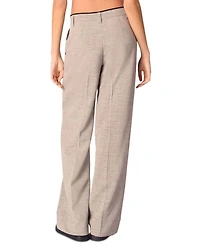 Straight Leg Suit Pants