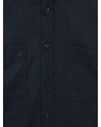 Crawford Long Sleeve Button Up Twin Pocket Overshirt