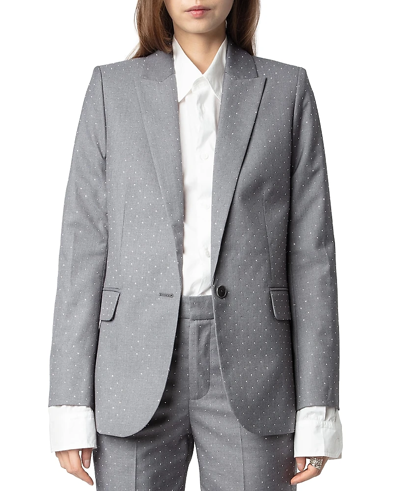 Zadig & Voltaire Valse Tailleur Embellished Blazer