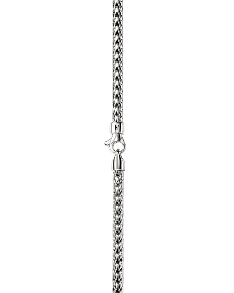 Sterling Silver Chain Icon Mini Necklace, 22"