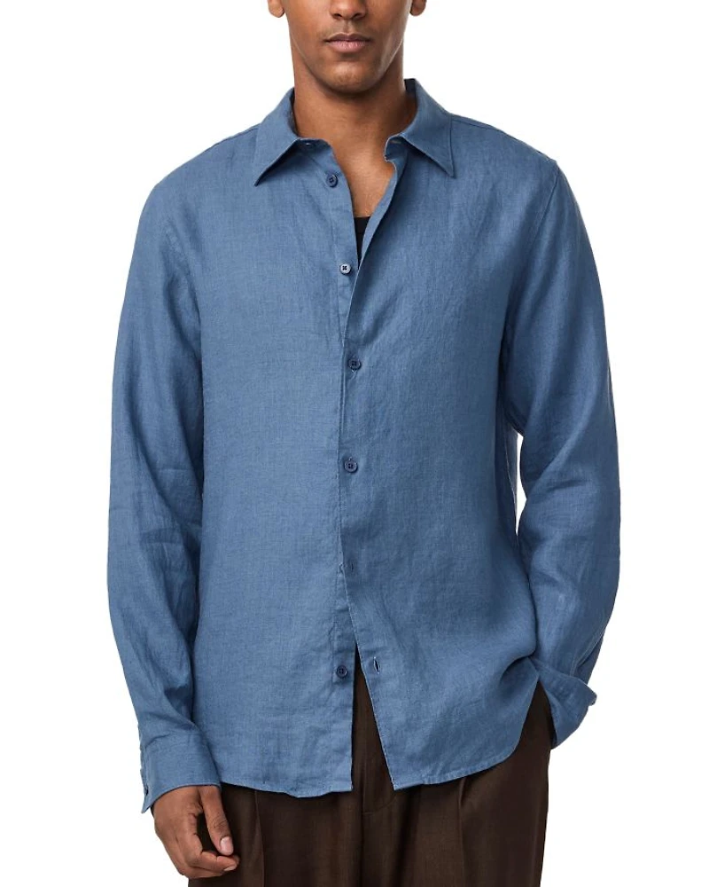 Enzo Regular Fit Linen Shirt