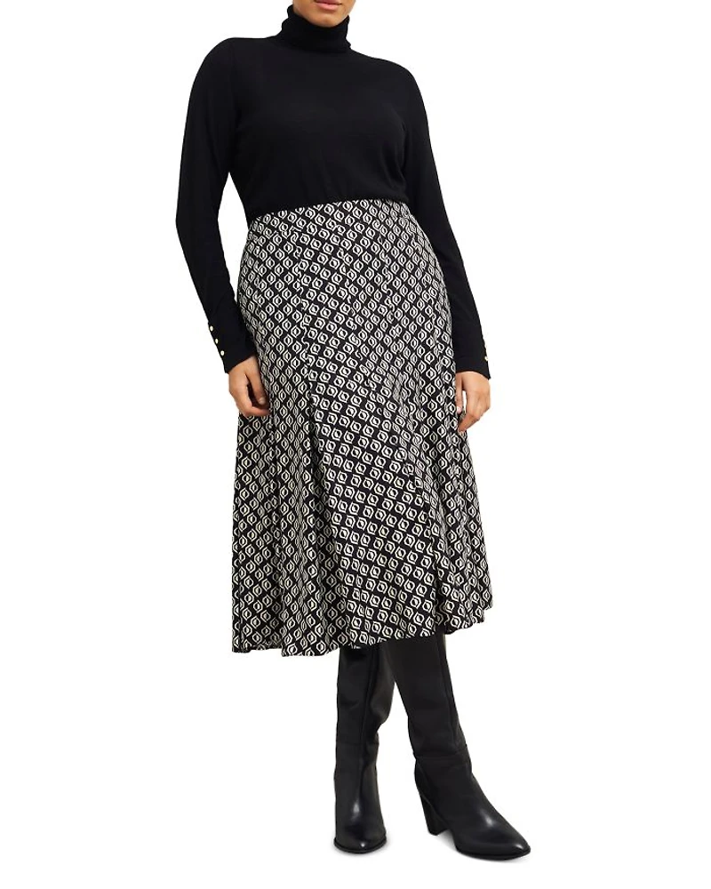 Roxanne Geometric Print Skirt
