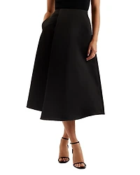 Ted Baker Erva Asymmetric Satin Faux Wrap Skirt