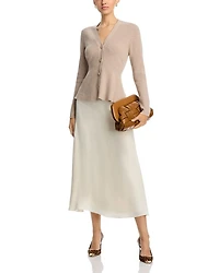 Peplum Hem Cardigan