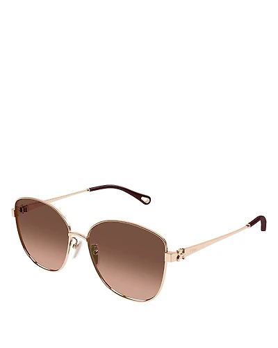 Chloe Marcie Square Sunglasses, 59mm