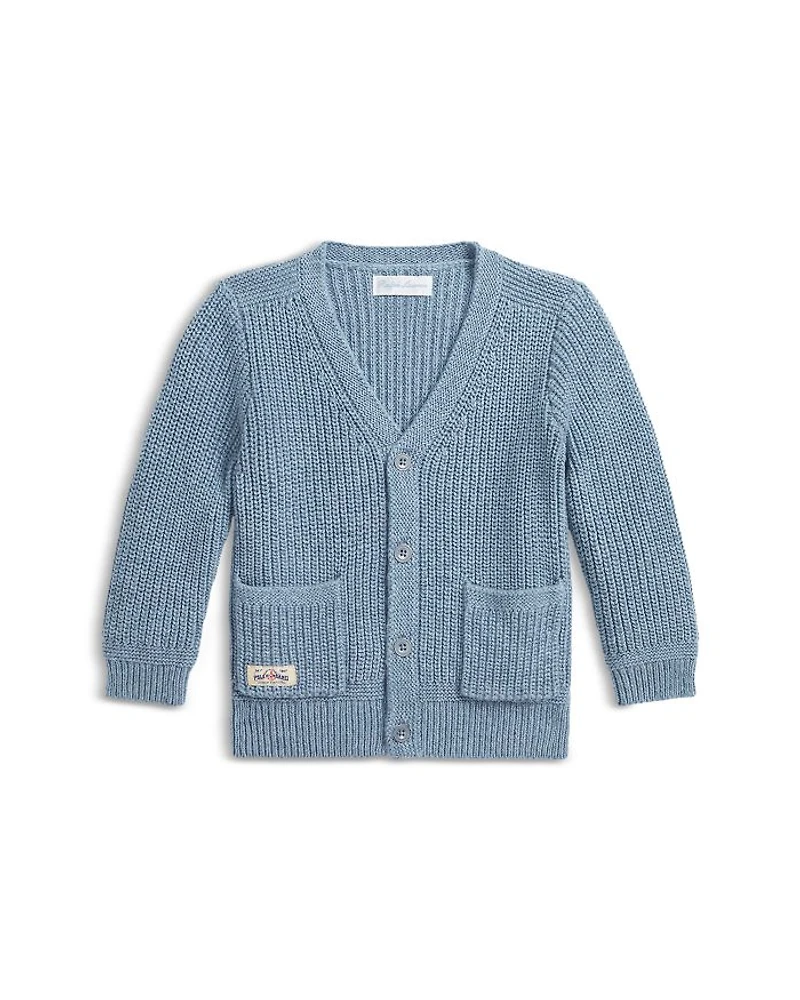 Boys' Cotton V Neck Cardigan - Baby