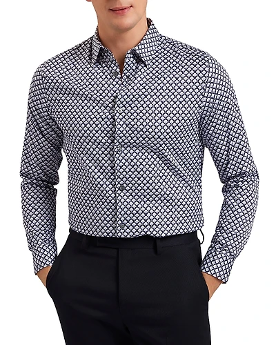 Ted Baker Emmets Printed Button Front Shirt