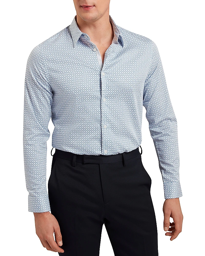 Ted Baker Latimor Slim Fit Button Front Shirt
