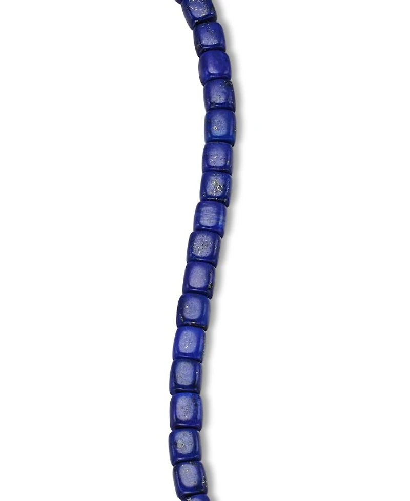 Men's Spiritual Beads Cushion Bracelet with Lapis Lazuli