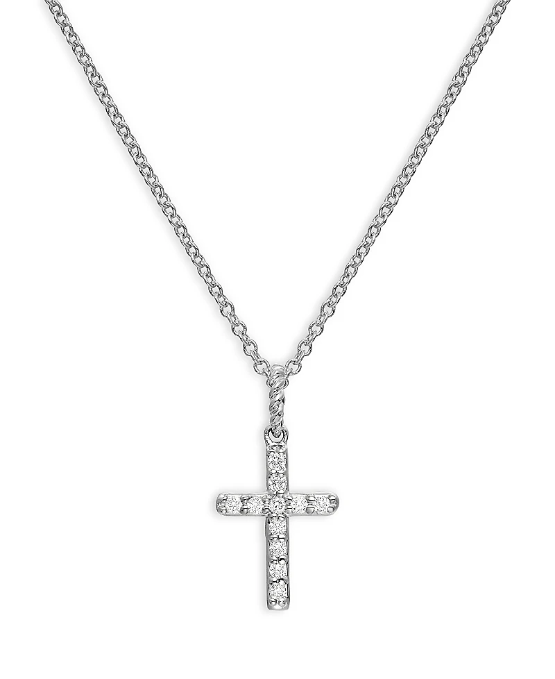 David Yurman Cable Collectibles Cross Necklace, 18