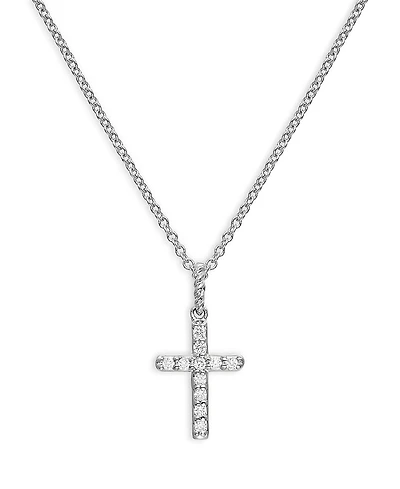 David Yurman Cable Collectibles Cross Necklace, 18