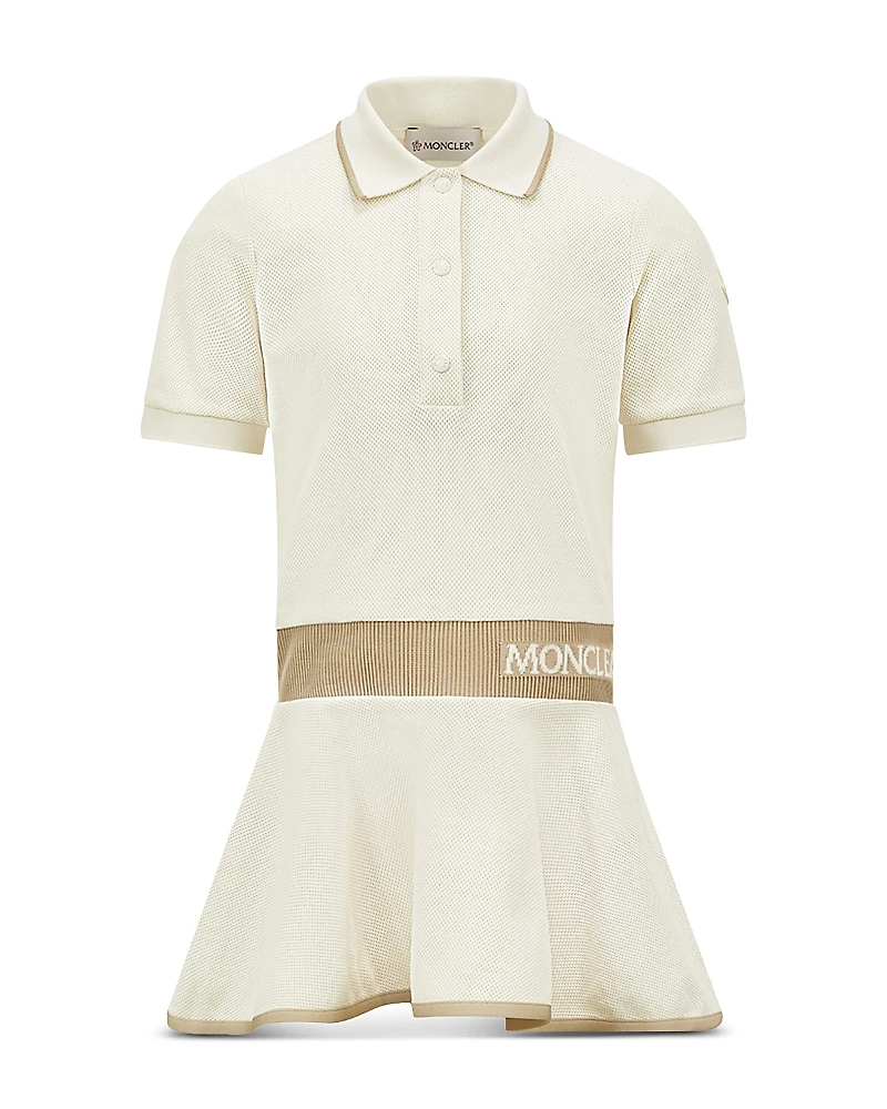 Moncler Girls' Pique Polo Dress - Big Kid