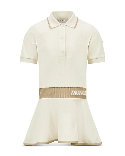 Moncler Girls' Pique Polo Dress - Big Kid