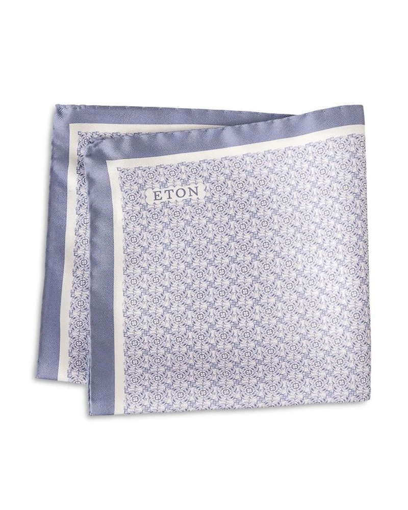 Geometric Silk Pocket Square