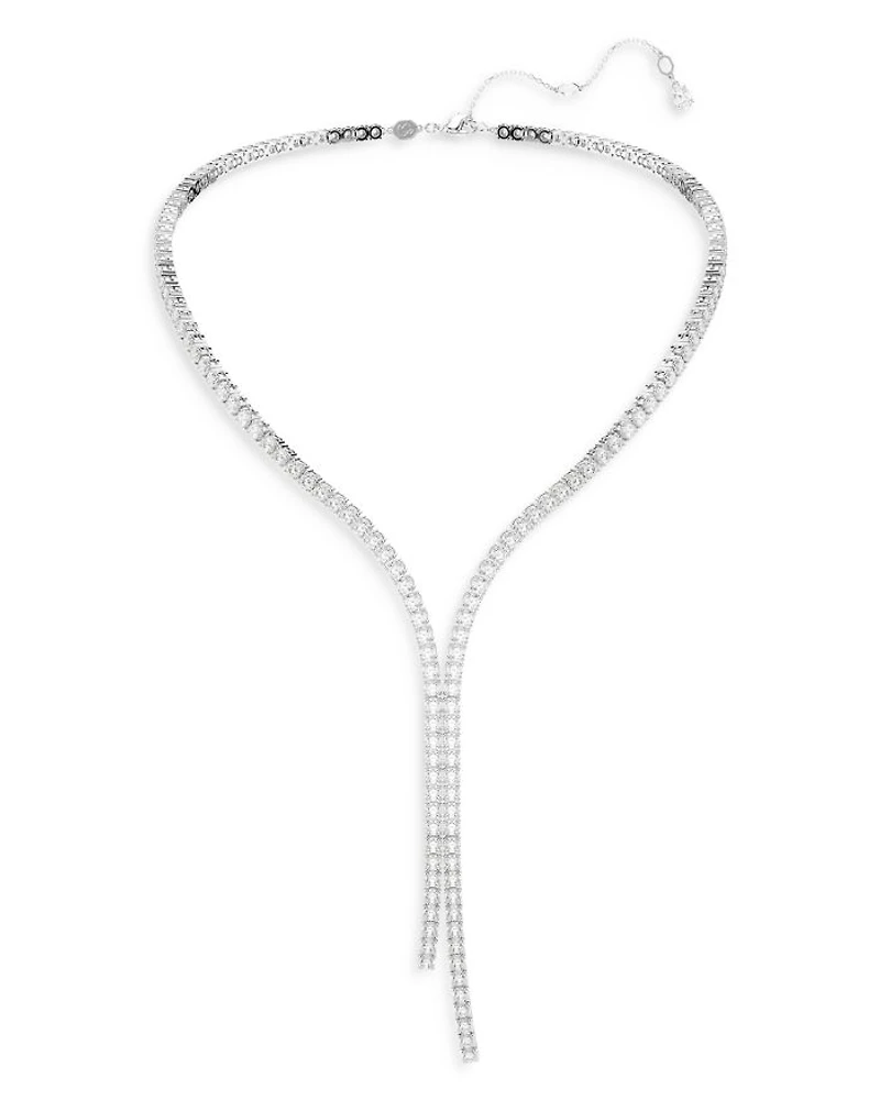Matrix Crystal Y Necklace, 14-17"