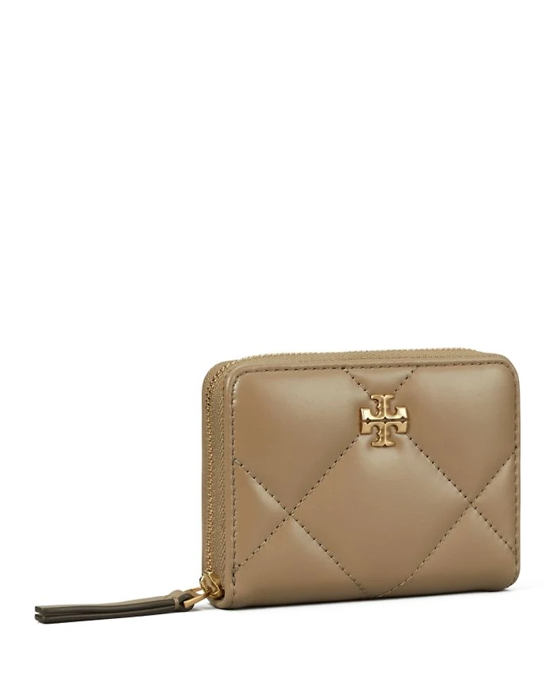 Small Kira Diamond Quilt Zip Around Wallet