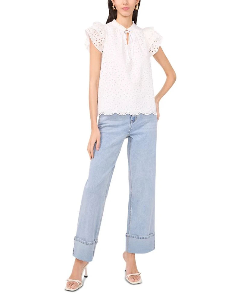 Flutter Sleeve Blouse